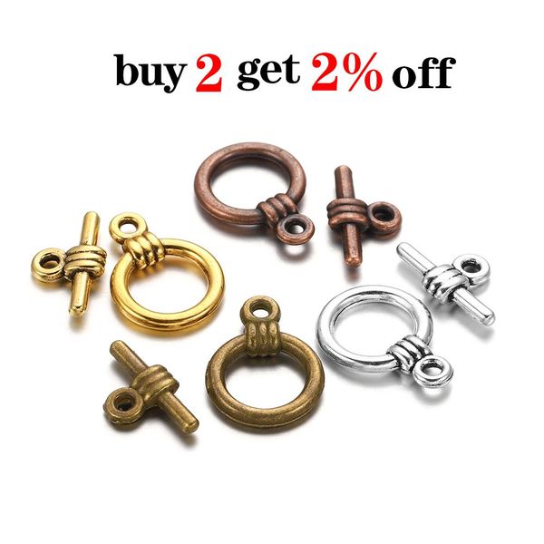 

20цас / лот kc гладкая круглая застежка серебряные ювелирные изделия ручной работы браслет ожерелье diy ювелирные изделия поиск поставки sqc