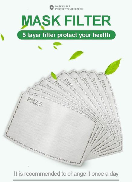 

factory9ga1pm2.5 layers dhl filter 5 non-woven shipping activated carbon for anti-haze mask pad replaceable filter