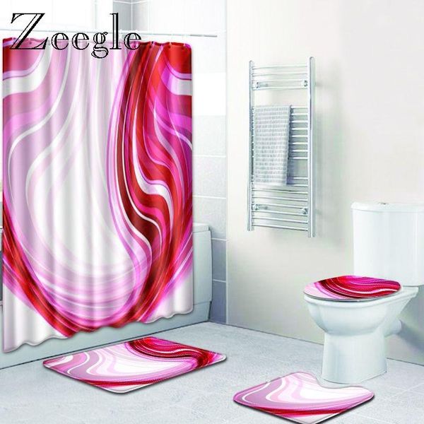

bath mats zeegle 4pcs bathroom mat set flannel anti slip kitchen carpet toliet rug washable shower