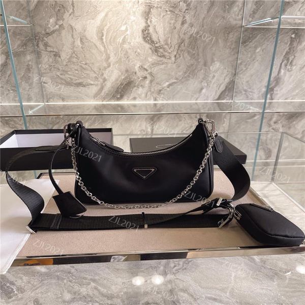 

cross body hobo axillary women luxurys designers bags 2020 package the middle nylon aslant the chain package