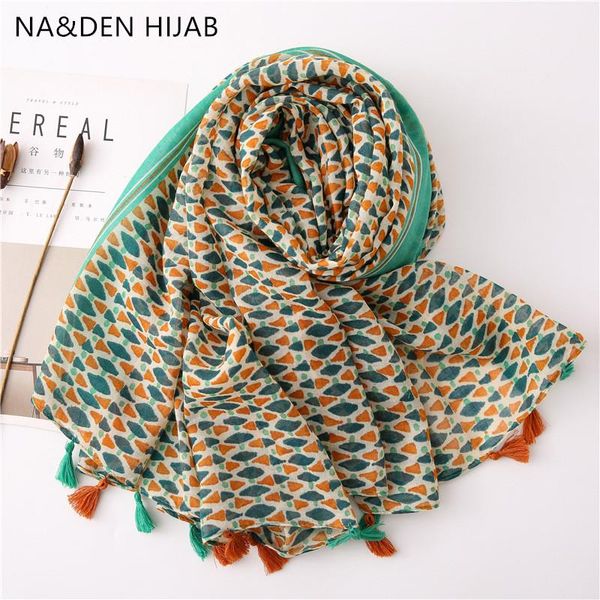 

scarves geometric print shawls women's bandana muslim hijab high quanlity summer beach wraps with tassel 10 pcs/lot, Blue;gray