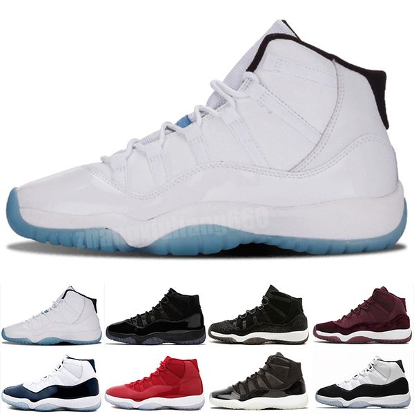 

concord high 45 11 xi 11s cap и prom prm heiress hearess girm red chicago platinum tint space jams мужчины баскетбольные обувь спортивные кр, White;red