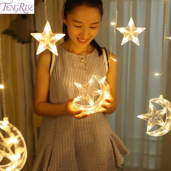 

fengrise metal led lights festival lantern happy eid mubarak ramadan decor for home islamic muslim party supplies eid al adha wmtbrw
