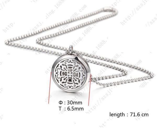 

pendant, premium aromatherapy essential oil diffuser necklace locket 316l stainless steel jewelry with 28\9hxv