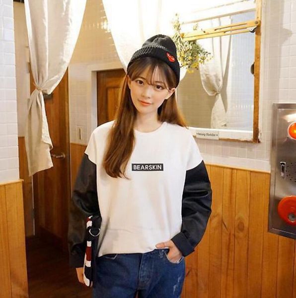 

fashion men knitted hat play knit cap red heart beanies commes sport women des wool caps garcons white embroidery woolen hat, Blue;gray