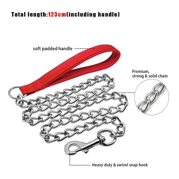 

nylon dog collar pet dog chain leash walking lead rope collars for medium large dogs german shepherd pitbull pet wmtsim