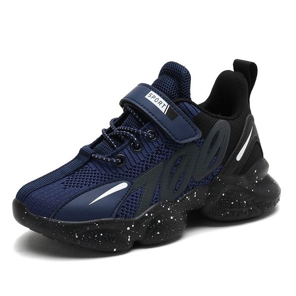 

boys sneakers kids casual shoes for boys shoes girls sneakers breathable mesh school student footwear trainers tenis infantil y201028, Black;red