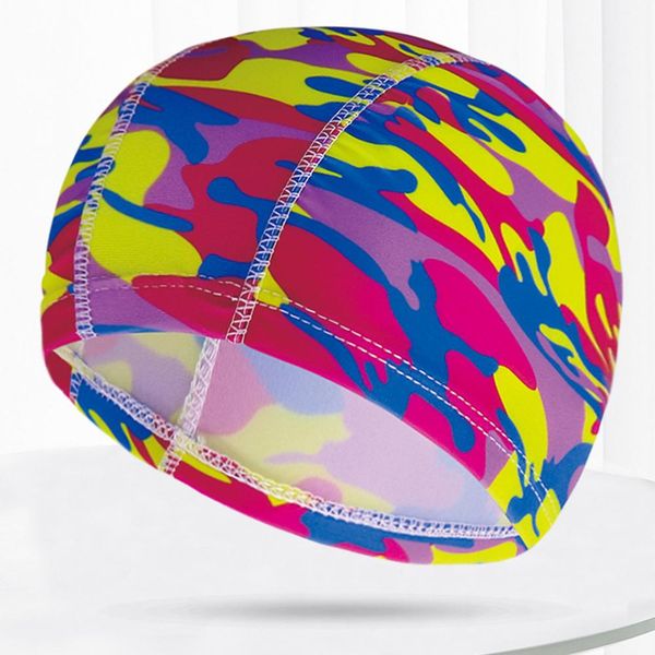 

multi цвета узор мужчины женщины женщины ткань плавательный крышка унисекс взрослые поместители бассейн дайвинг водные спортивные упругие ку