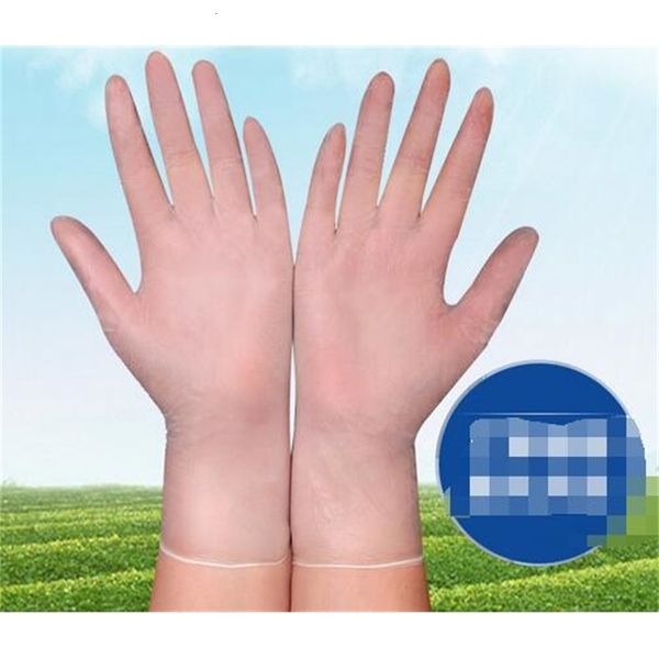 

direct disposable genuine congyou large quantity sales thickened rubber powderless pvc transparent gloves