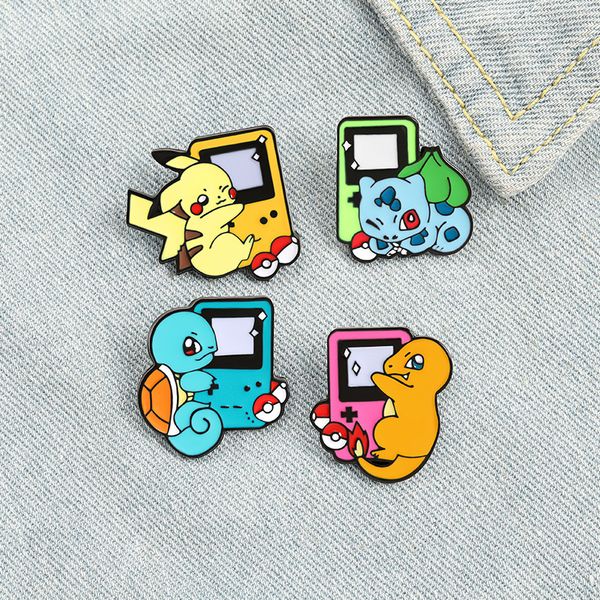 

cute turtle animal enamel brooches pin for women girl fashion jewelry accessories metal vintage brooches pins badge wholesale gift, Gray