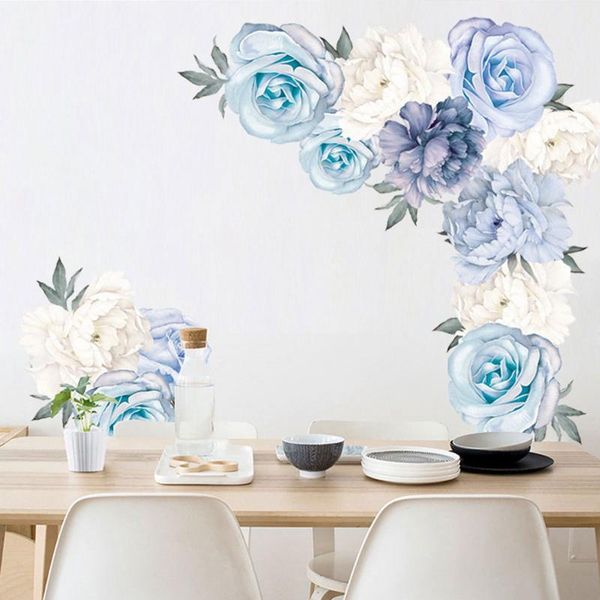

flower wall sticker art wall sticker room home background decal set peony