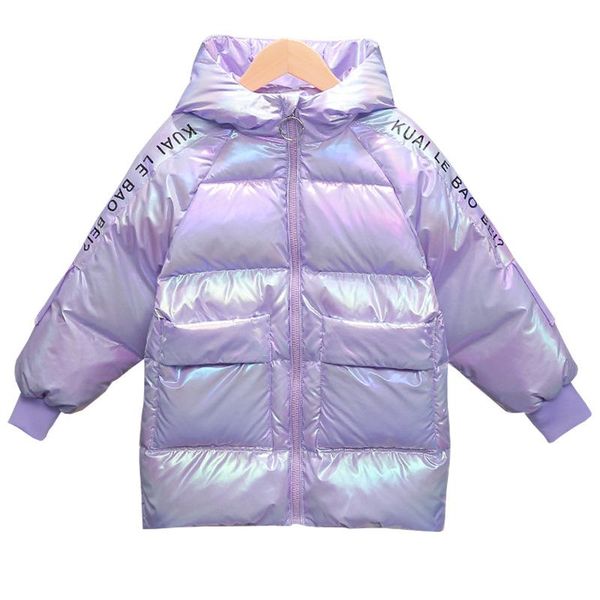 

down coat kids girls snowsuit 2021 winter boys jacket children fashion warm with hooded outerwear long style, Blue;gray