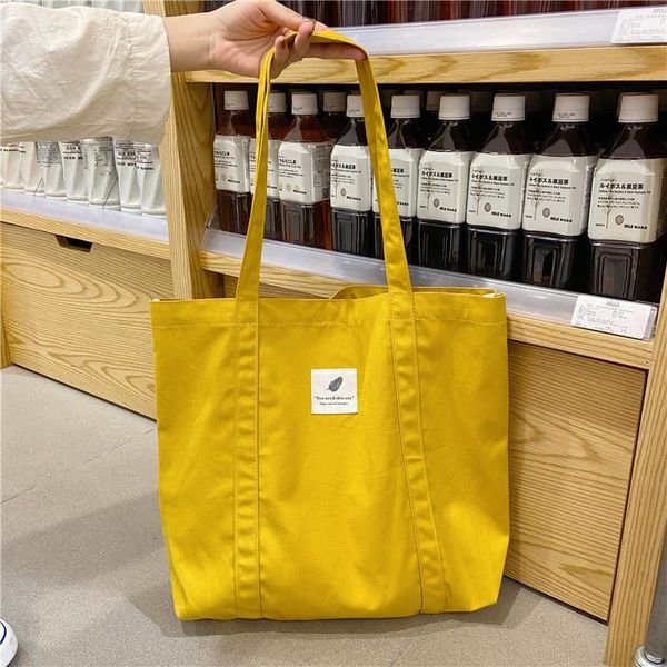 

cross body retro women's shoulder bag simple solid color small fresh canvas literary buckle tote large capacity handbag