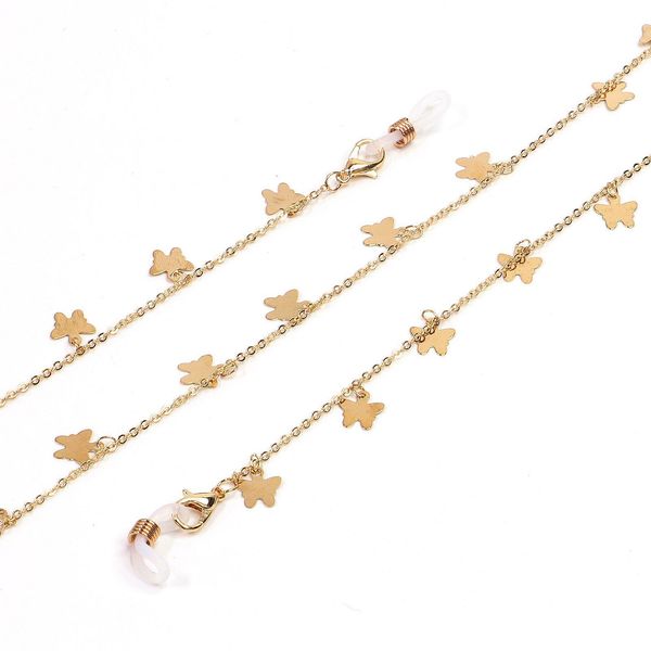 

fashion butterfly reading glasses chain elegant women girl retro eyeglass sunglasses cord with neck strap string chain lanyard h jllesa