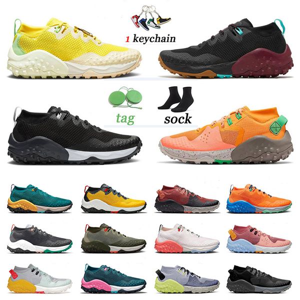 

2022 wildhorse 6 7 mens running shoes woman designer sneakers runners spruce aura barely volt total orange pollen lime kumquat pink glow men