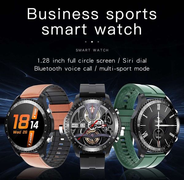 

multifunctional men's heart rate control smart watch, incoming call, bluetooth and touch screen sleep