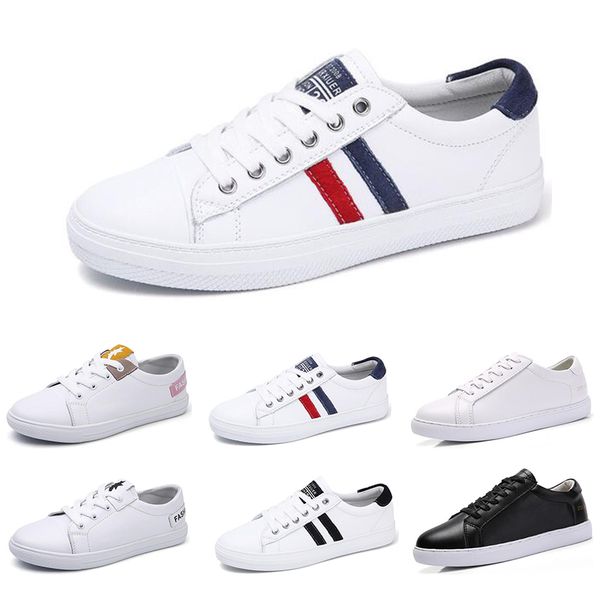 

women running shoes triple white black fashion comfortable leather womens trainers sports sneakers size 35-40