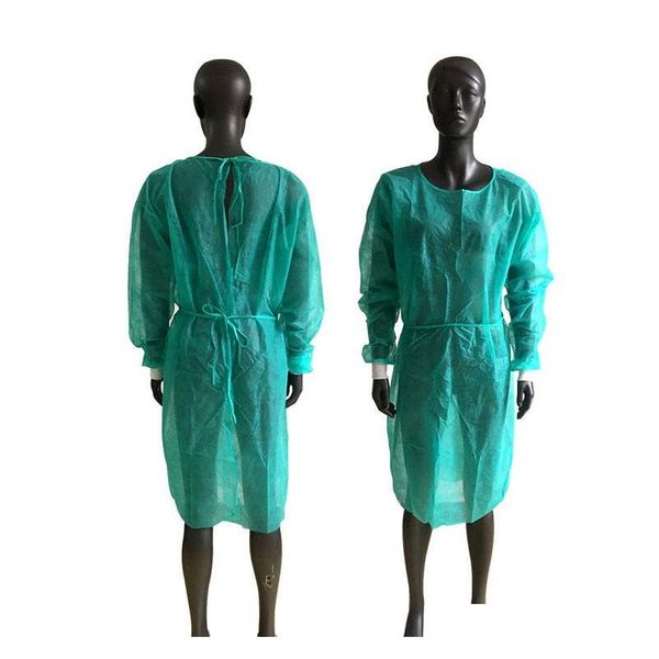 

non-woven disposable isolation gown non-woven work clothes tattoo dust gown gown isolation protective waterproof ap qylwsr bwkf