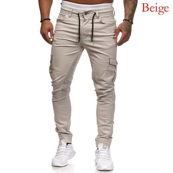 

sommer herrenmode lose overalls multi pocket outdoor sports casual hosen1, Black