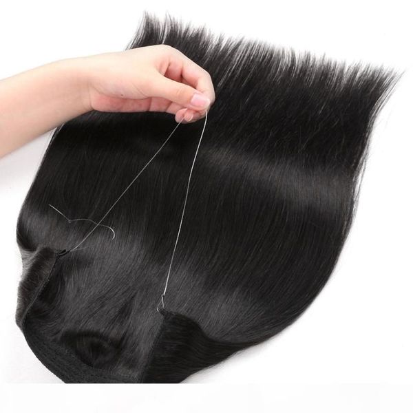 

color 60# blonde flip in hair weft brazilian straight human hair extensions 100gram per piece, dhl, Black