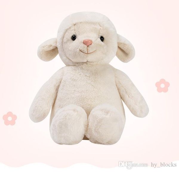 

1pc 23cm cute sheep plush toy soft cartoon animal lamb stuffed doll llama toys baby pillow little girls birthday gifts