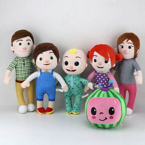 

plush toys cocomelon character dolls jj little boy watermelon plush pillow cartoon plush toys 2021 sell gift of the child