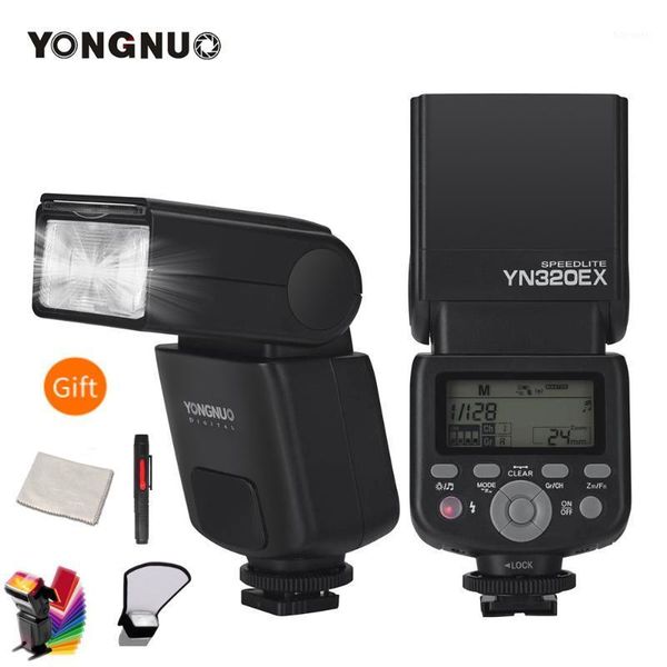 

yongnuo yn320ex wirelessl camera flash master slave speedlite 1/8000s hss gn31 5600k for a7/a99/a77 ii/a6000/a6300/a65001