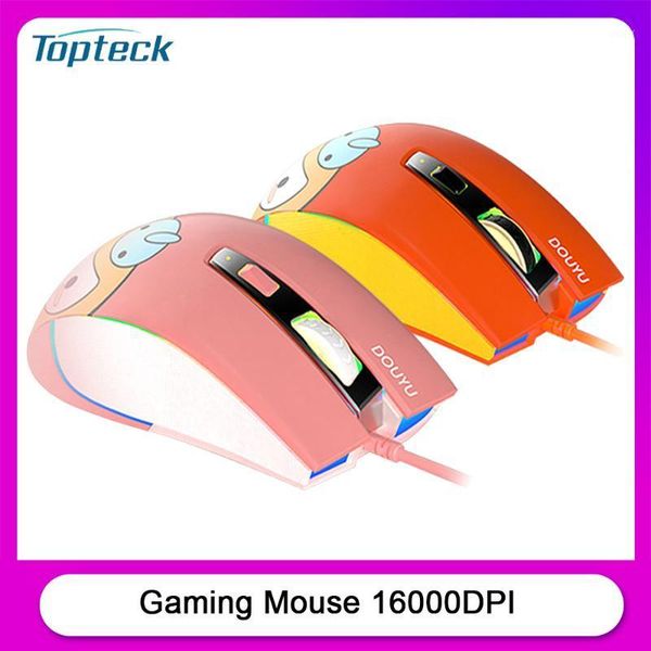 

dmg700 wired gaming mouse 16000dpi game/office dual modes mice lapdeskpc accessory orange1