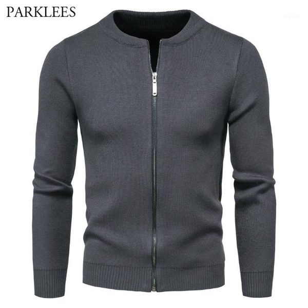 

knitted cardigan sweater men 2020 brand new o neck zipper sweaters jacket coat casual slim fit solid color pull homme marque xxl1, White;black
