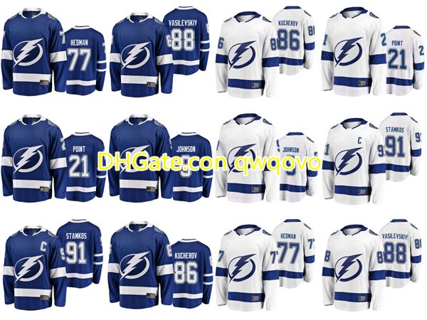 

tampa bay lightning jerseys mens 88 andrei vasilevskiy jersey 91 steven stamkos 77 victor hedman womens ice hockey jerseys youth stitched, Black;red