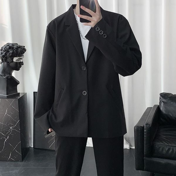 

suits 2021 masculine spring new student suit mark wild fashion young clothes fa29, White;black
