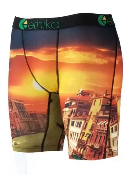 

100% cotton breathable ethika men's underwear soft men's boxers short letter underwear for men's underwear quick drying89