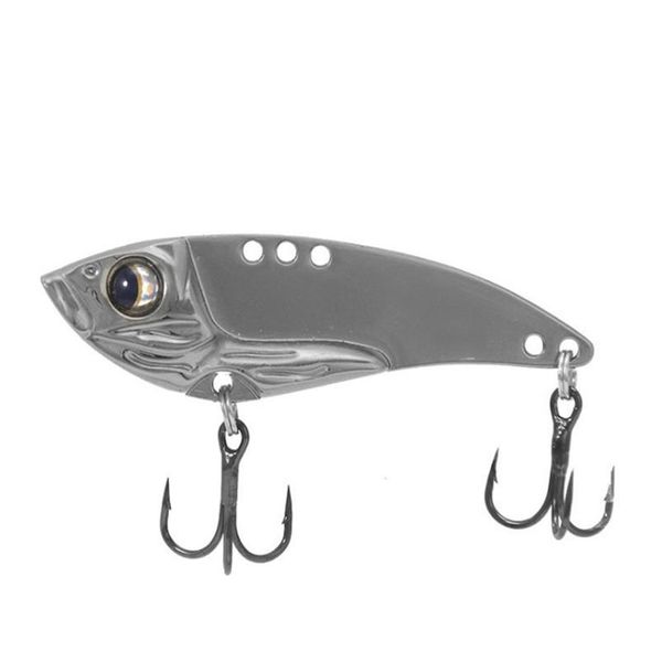 

1pcs metal gold silver vib fishing lure 3.5g 7g 12g 18g 3d eyes spoon spinner hard bait for bass carp fishin jlllwc
