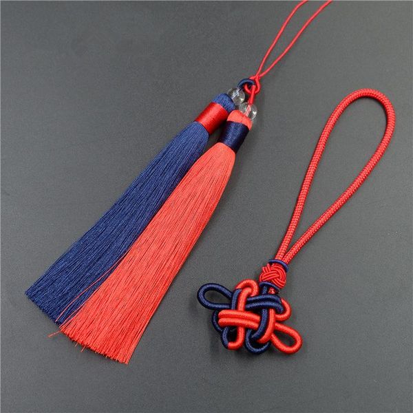 

1pcs double color long silk tassel fringe diy jewelry crafts decorative accessories pendant home sewing curtains tassels trim h bbyvcw
