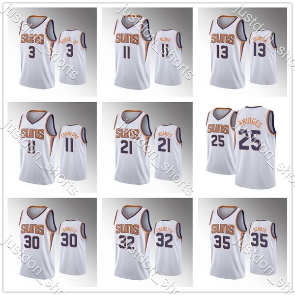 

mens booker 1 rubio 11 holmes 21 dubre jr. 3 crawford 11 bender 35 bridges 25 johnson 13 daniels 30 ariza press city new edition jersey, Black;red