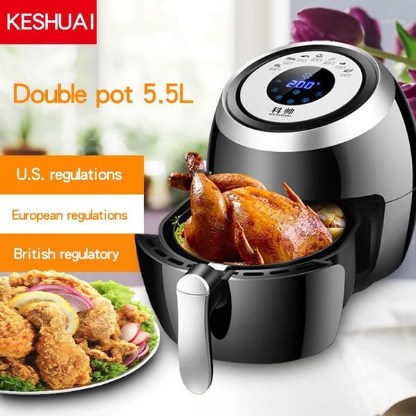 air fryer multi-functional healthy smokeless fryer 5.5 l capacity1