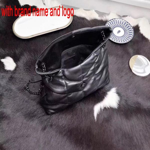 

classic quality goat new soft leather elegant women's handbag women's metal chain one-shoulder bag shipped fofsf qynf