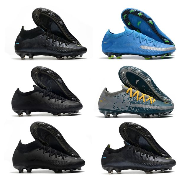 

mens soccer shoes phantom gt elite fg outdoor soccer cleats leather football boots scarpe da calcio size39-45