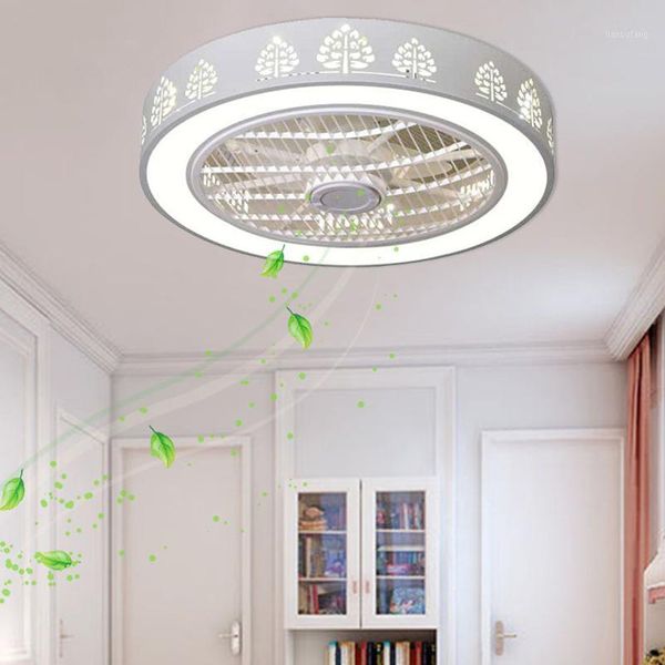 

simple children room fan light quiet invisible modern ceiling fan circulation air suction integrated remote control lamp1