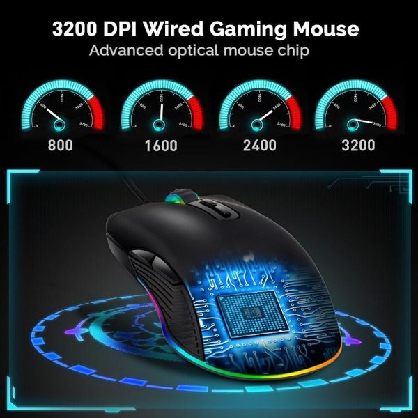 

keyboard mouse combos usb cable type-c optical rgb colorful shining gaming