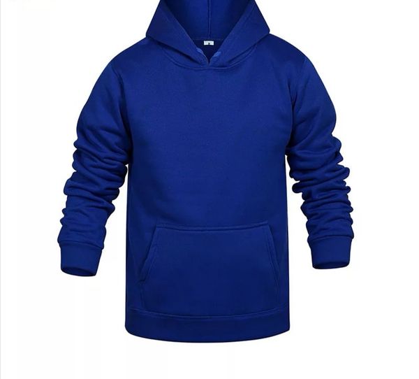 

new casual hoodies men solid color sweatshirts pullover hooded sportswear tracksuit clothes can logo customization g453, Black