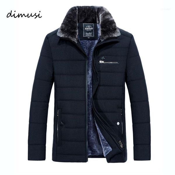 

dimusi winter men thick warm jacket male cotton fluff lining parkas male casual fur collar outwear windbreaker hooded 5xl,ta120811, Tan;black