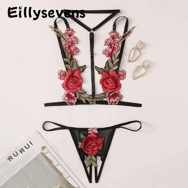 

g-string red black floral embroidery bralette cupless lace bra bustier lingerie lace bra bustier lingerie dames pajamas12p31