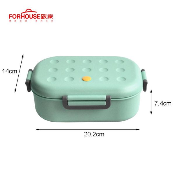 

1000 мл ланч-коробка портативный бенто коробка пищевой еду еда контейнер с ложкой палочек и вилкой bbyyzi