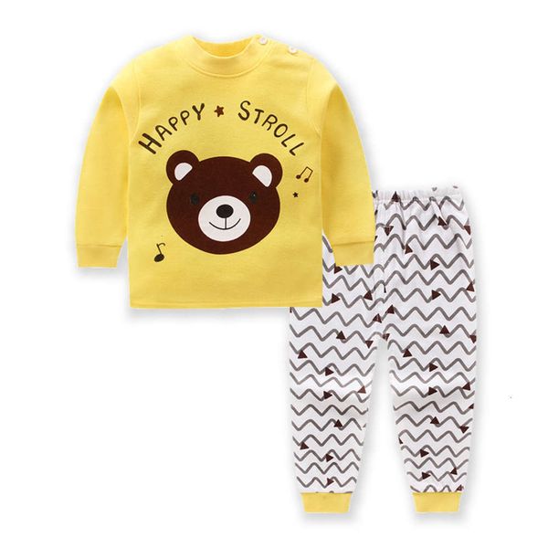 

cotton baby's underwear pants autumn set winter home thermal cloth children's pajamas, Blue;red