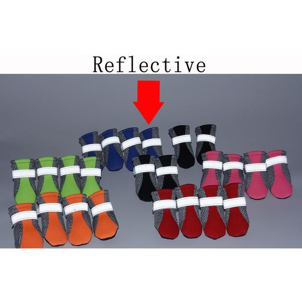 

4pcs/set quality breathable net pet dog shoes for small cats dogs puppy dog socks booties non-slip wearable soft rub bbydtj