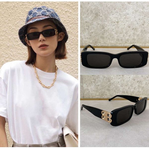 

new board small frame hip-hop sunglasses with power bb0096s, Black