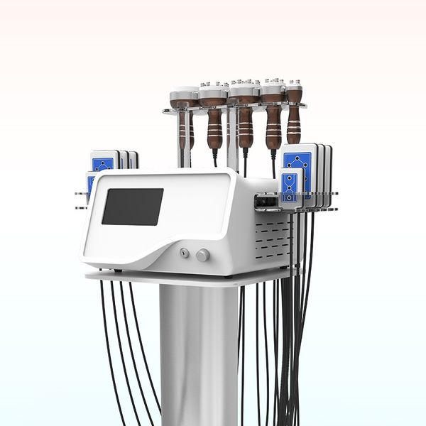 

40k ultrasonic cavitation machine with 8 pads liposuction lipo laser rf vacuum slimming devices for skin care salon beauty equipment