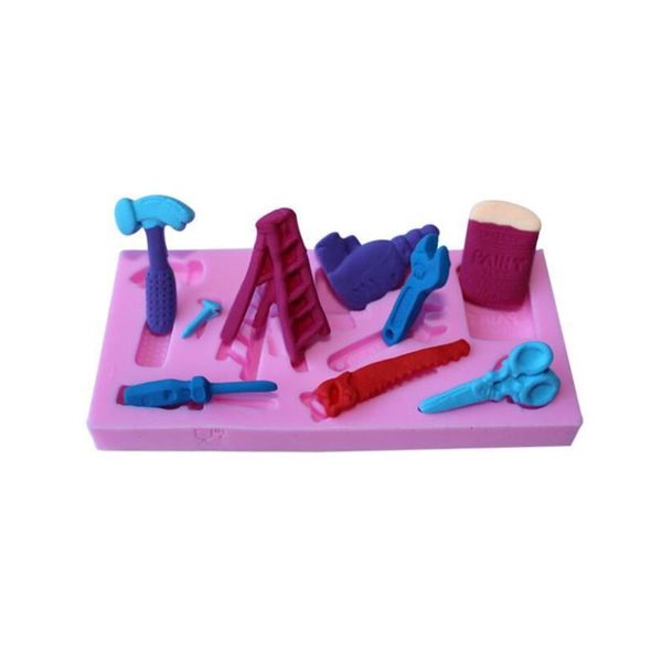 Stampi in silicone fai da te scala manuale sega a forma di torta decorazione fornitori di ceramica morbida melma stampi per cioccolato alta qualità 2hl G2