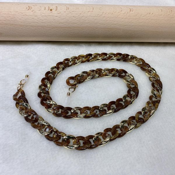 

2021 multi color wide acrylic resin glasses chain mask chain sunglasses holder accessories 2021 multi color coupons online h jllloe